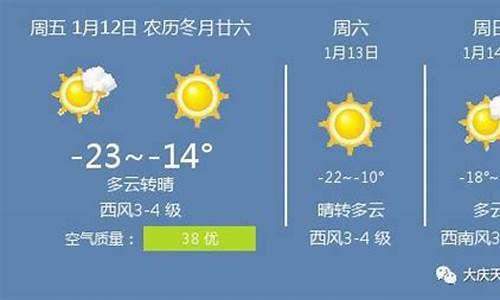 大庆24号天气预报_大庆24号天气预报